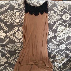 EUC Express Hi-lo lace top tank